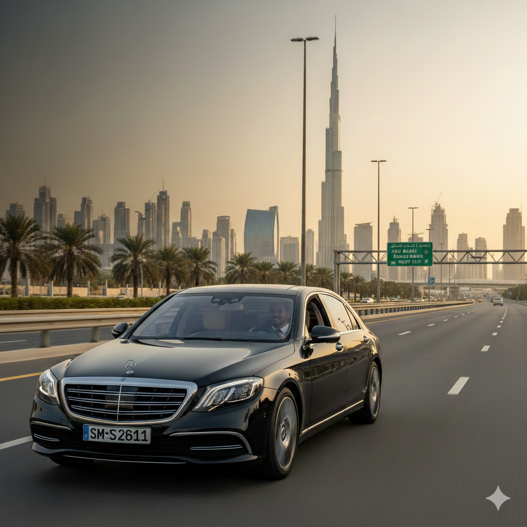 One Way Car Rental With Driver in Dubai